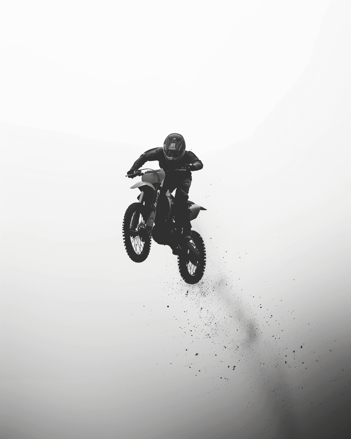 Electric motorcycle in action